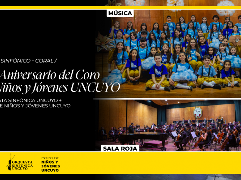 imagen que ilustra noticia 52º Aniversario del Coro de Niños y Jóvenes UNCUYO junto a la Orquesta Sinfónica